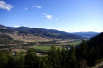View South of the Border looking down the Kettle Valley